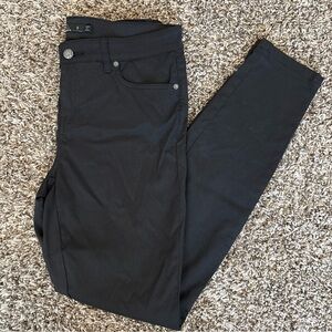 Prana Briann Black Skinny Pants Size 8 Travel Hiking Stretch Breathable